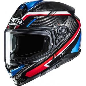 Integrální helma na motorku HJC F72 Carbon Kairo MC21 černo-modro-červeno-bílá