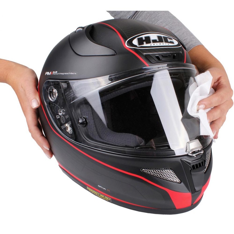 Čisticí ubrousky na helmu MotoZem 10 ks