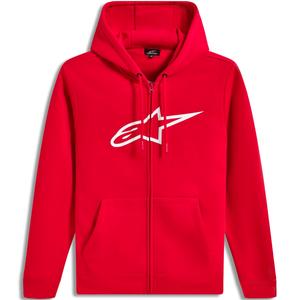 Mikina Alpinestars Ageless Zip Hoodie 3 červeno-bílá