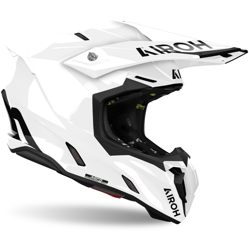 Motokrosová helma na motorku Airoh Twist 3 Color bílá