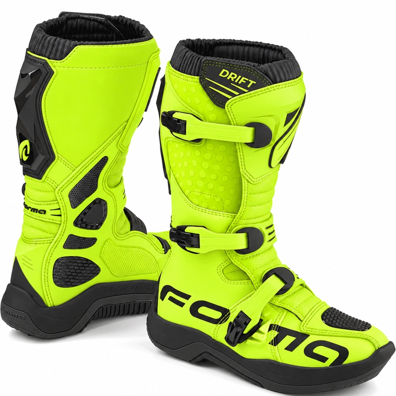 Motokrosové boty Forma Drift fluo žluto-černé