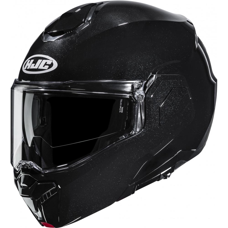 Překlápěcí helma na motorku HJC i101 Solid metalická černá