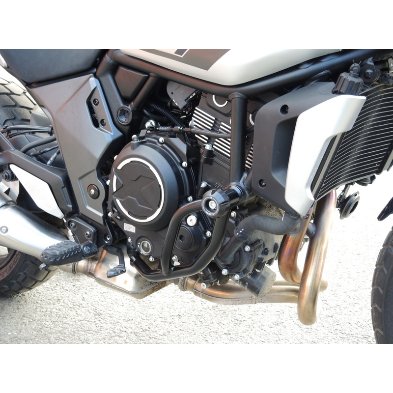 Ochranné rámy motoru RDMOTO černá (s chrániči)