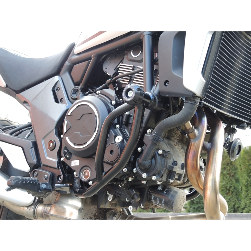 Ochranné rámy motoru RDMOTO černá (s chrániči)