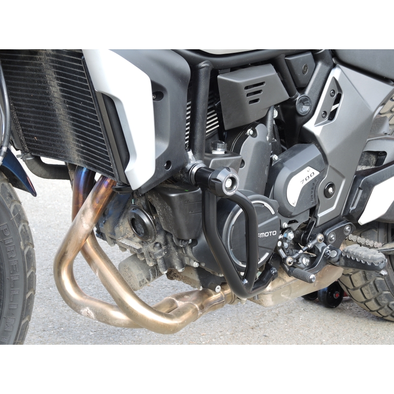 Ochranné rámy motoru RDMOTO černá (s chrániči)