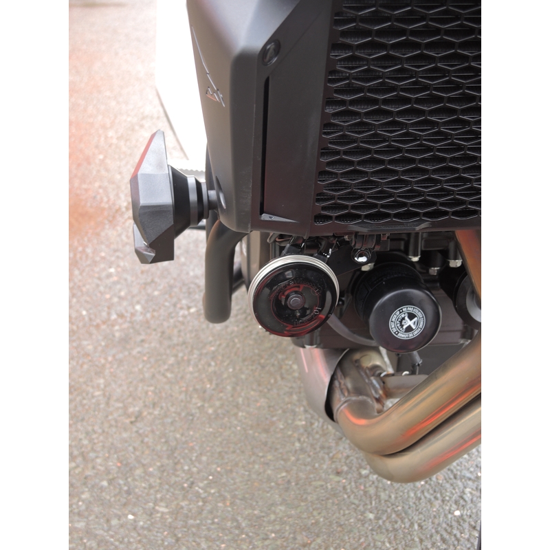 Ochranné rámy motoru RDMOTO černá (s chrániči) pro HONDA CB 750 Hornet 2022-2025