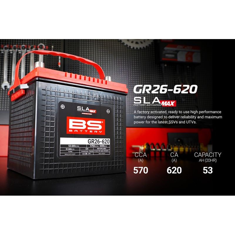 Továrně aktivovaná motocyklová baterie BS-BATTERY SLA MAX