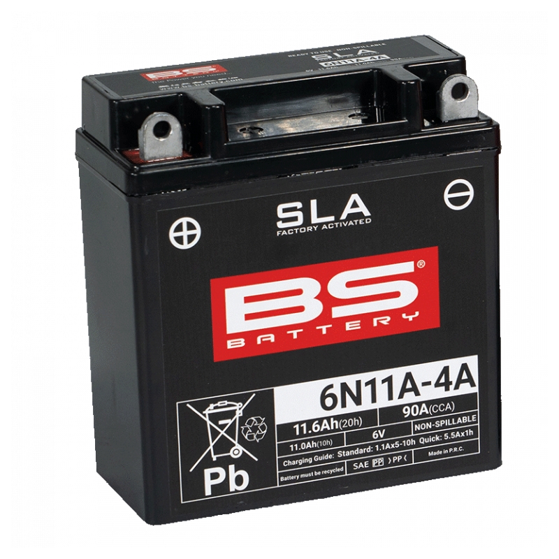 Továrně aktivovaná motocyklová baterie BS-BATTERY SLA