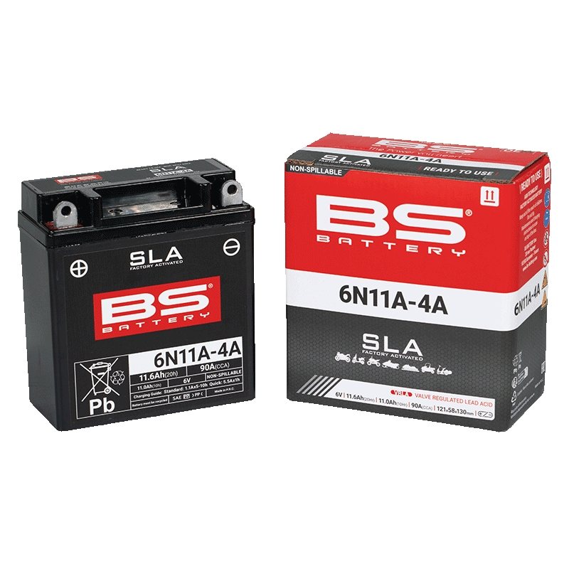 Továrně aktivovaná motocyklová baterie BS-BATTERY SLA