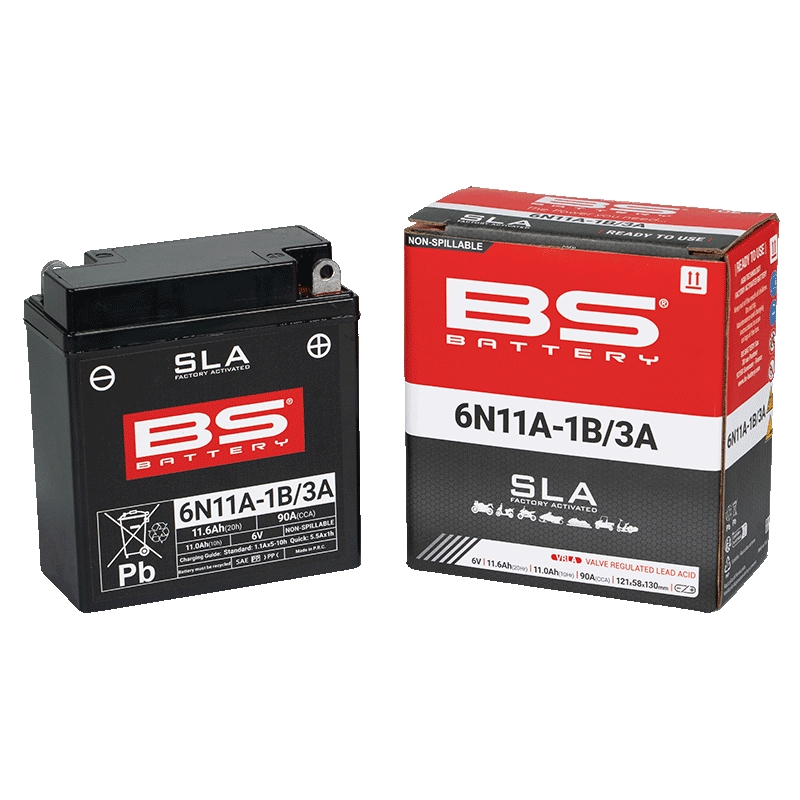 Továrně aktivovaná motocyklová baterie BS-BATTERY SLA