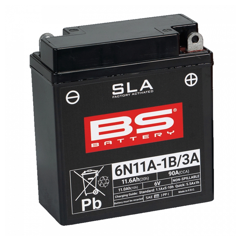 Továrně aktivovaná motocyklová baterie BS-BATTERY SLA