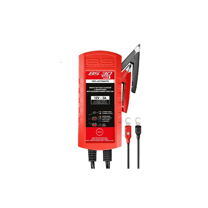 Nabíječka baterií BS-BATTERY SMART (vhodné také pro lithiové baterie) 12V 3A