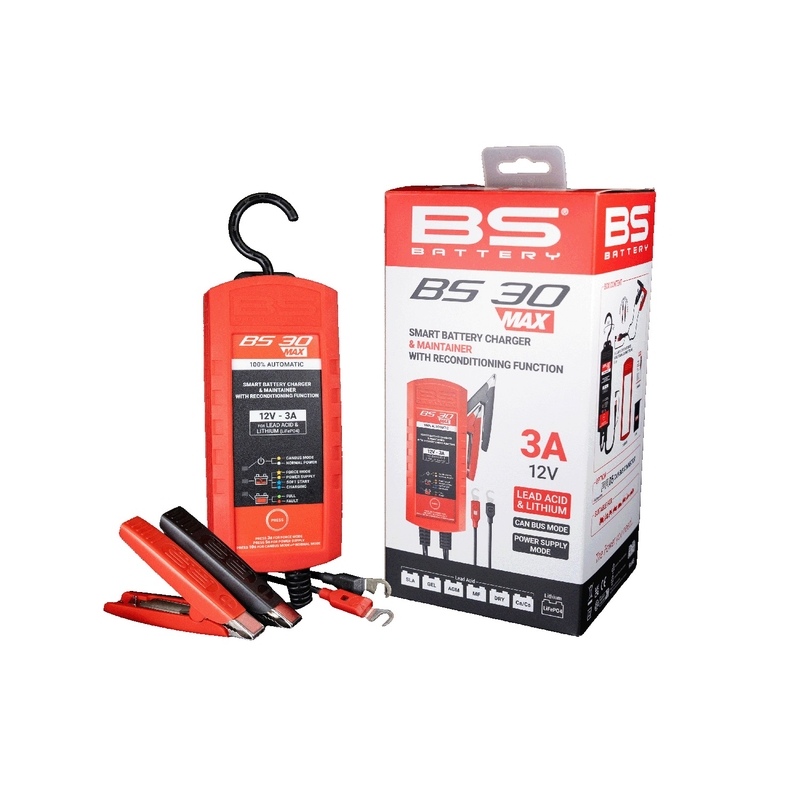 Nabíječka baterií BS-BATTERY SMART (vhodné také pro lithiové baterie) 12V 3A
