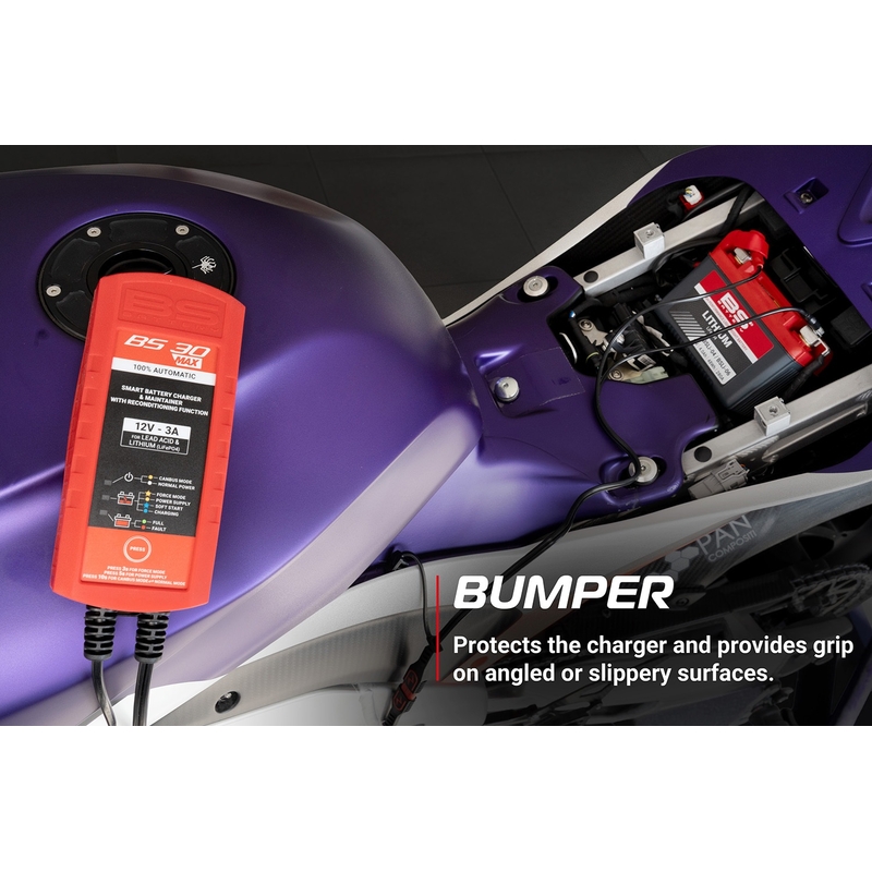 Nabíječka baterií BS-BATTERY SMART (vhodné také pro lithiové baterie) 12V 3A