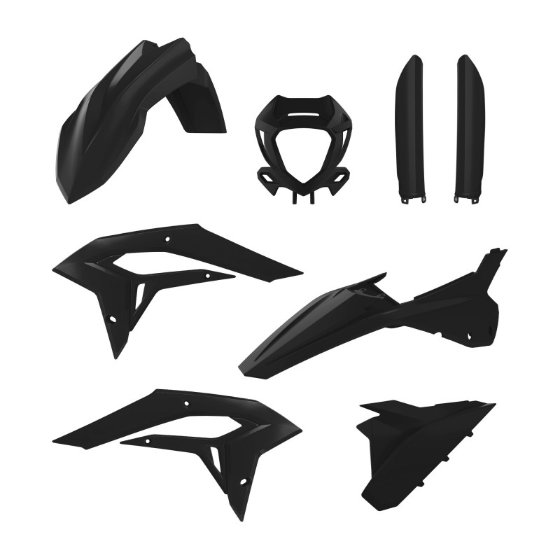 Sada plastů POLISPORT černá pro BETA Xtrainer 250 2023-2026, BETA Xtrainer 300 2023-2026