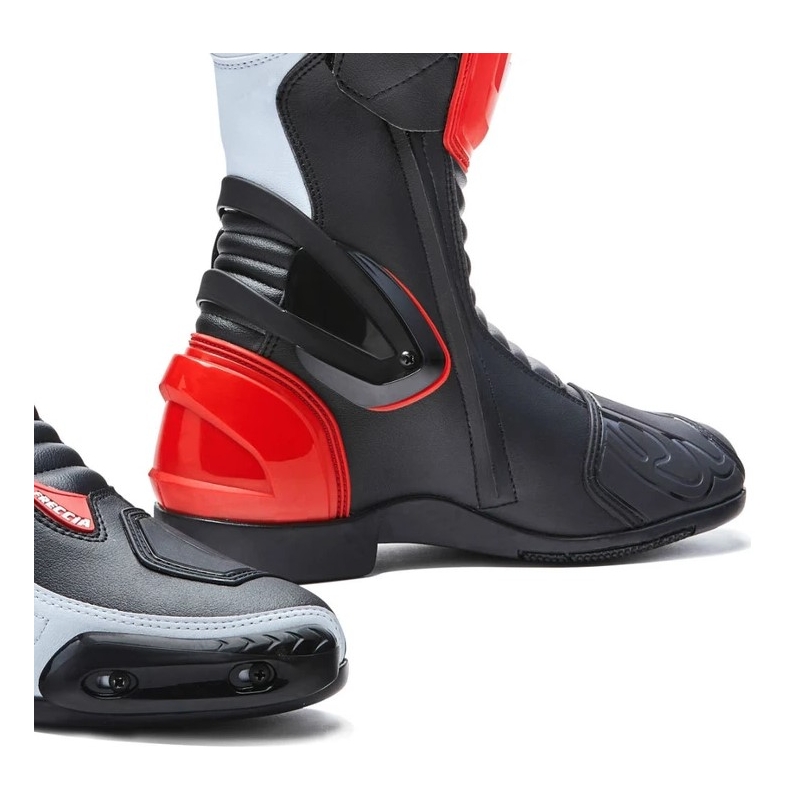 Moto boty Forma Freccia černo-bílo-červené