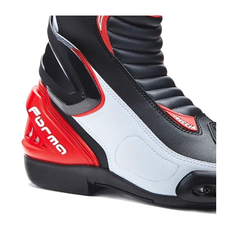 Moto boty Forma Freccia černo-bílo-červené