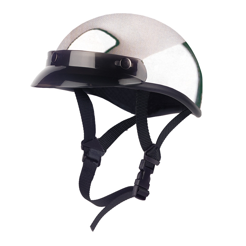 Moto přilba Braincap-HR-9 Chrom