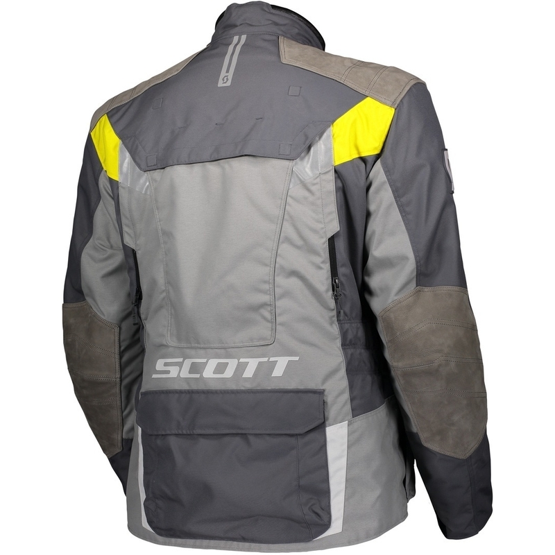 Bunda na motorku SCOTT Dualraid Dryo šedo-žlutá výprodej