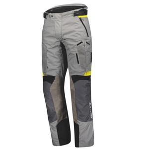 Kalhoty na motorku SCOTT Dualraid Dryo šedo-žluté výprodej