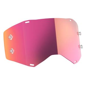 Růžové zrcadlové sklo do motokrosových brýlí SCOTT Prospect/Fury
