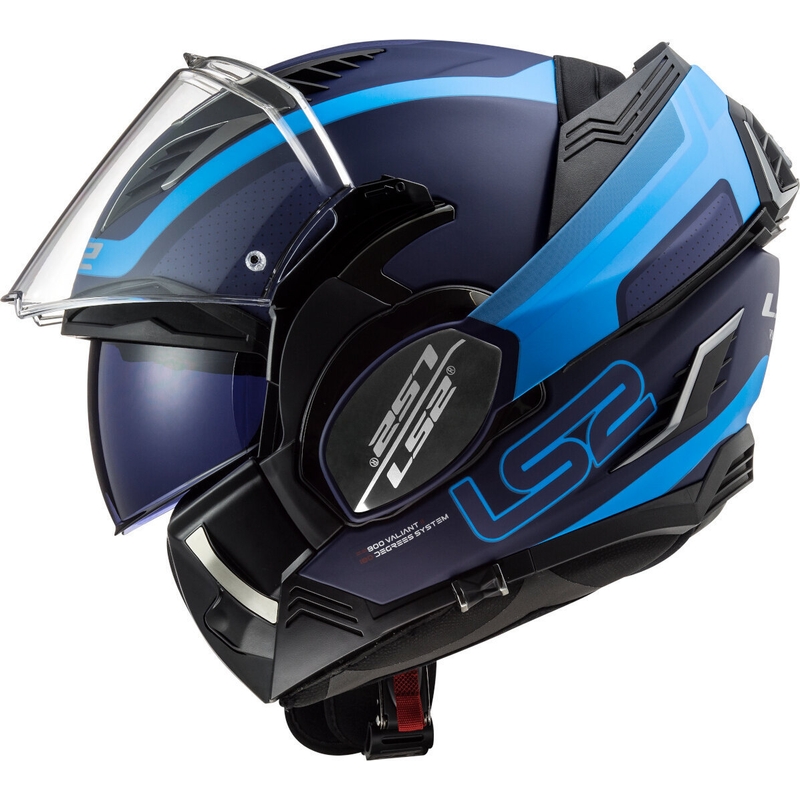 Překlápěcí přilba na motorku LS2 FF900 Valiant II Orbit modrá