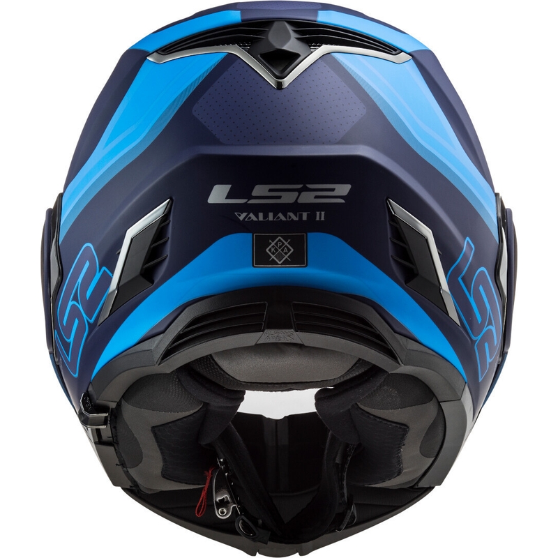 Překlápěcí přilba na motorku LS2 FF900 Valiant II Orbit modrá