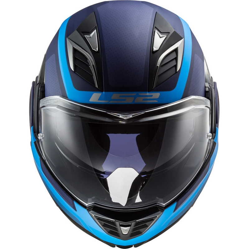 Překlápěcí přilba na motorku LS2 FF900 Valiant II Orbit modrá
