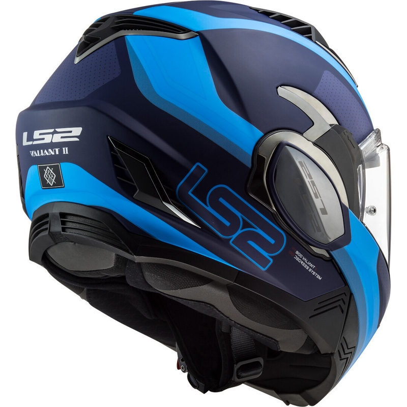 Překlápěcí přilba na motorku LS2 FF900 Valiant II Orbit modrá