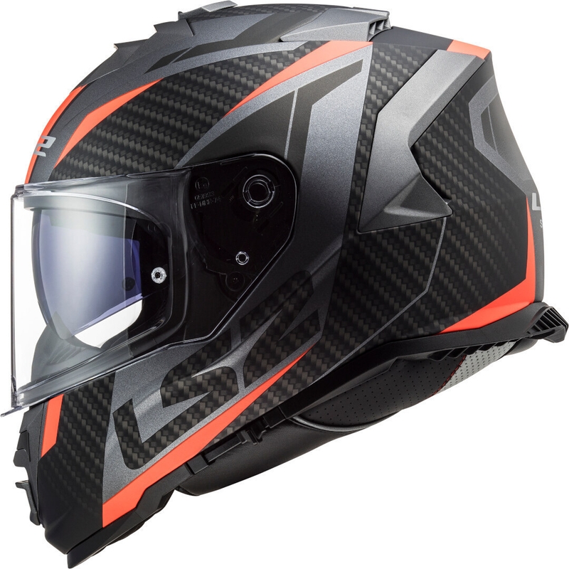 Integrální přilba na motorku LS2 FF800 Storm Racer titanovo-fluo oranžová