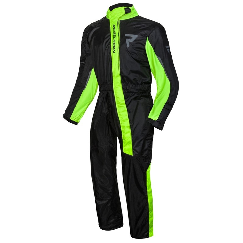 Kombinéza do deště Rebelhorn Travel černo-fluo žlutá