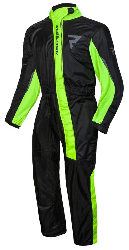 Kombinéza do deště Rebelhorn Travel černo-fluo žlutá Velikost: 2XS