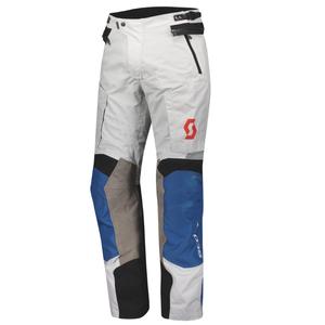 Kalhoty na motorku SCOTT Dualraid Dryo šedo-modré výprodej