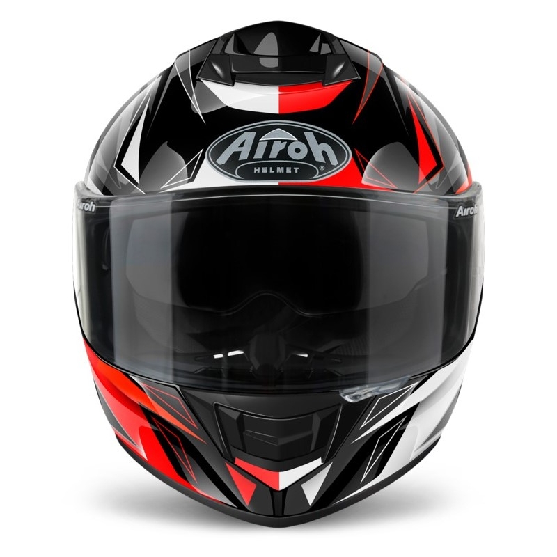 Integrální přilba na motorku Airoh ST 501 Thunder červeno-černo-bílo-šedá