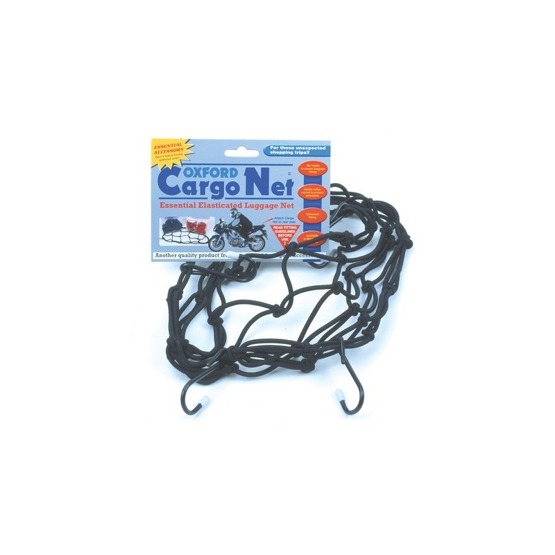 Pružná zavazadlová síť pro motocykly Oxford 30x30 cm
