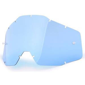 Modré plexi pro motokrosové brýle 100% Racecraft/Accuri/Strata
