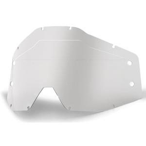 Čiré plexi pro motokrosové brýle 100% Accuri Forecast