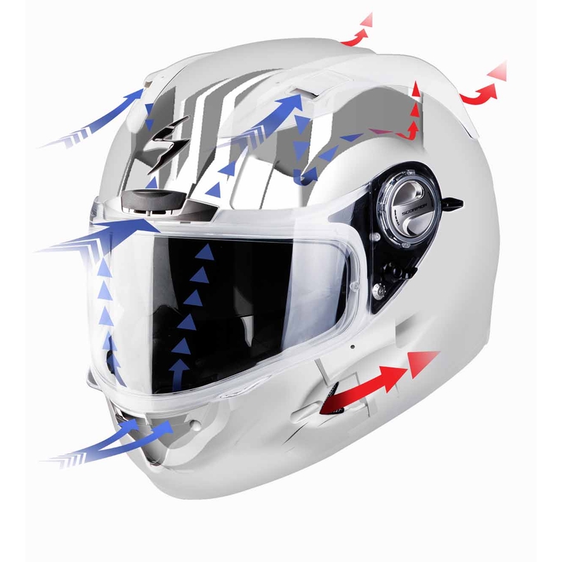 Integrální přilba na moto Scorpion EXO-1000 air černá matná