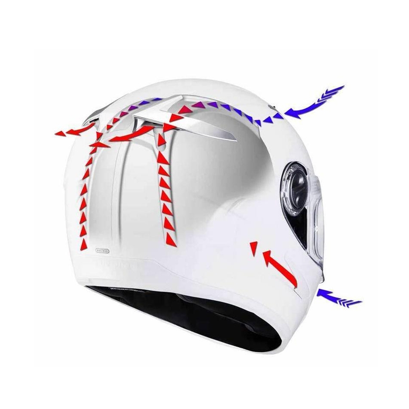 Moto přilba SCORPION EXO-1000 AIR E11 AIRLINE černo-bílá