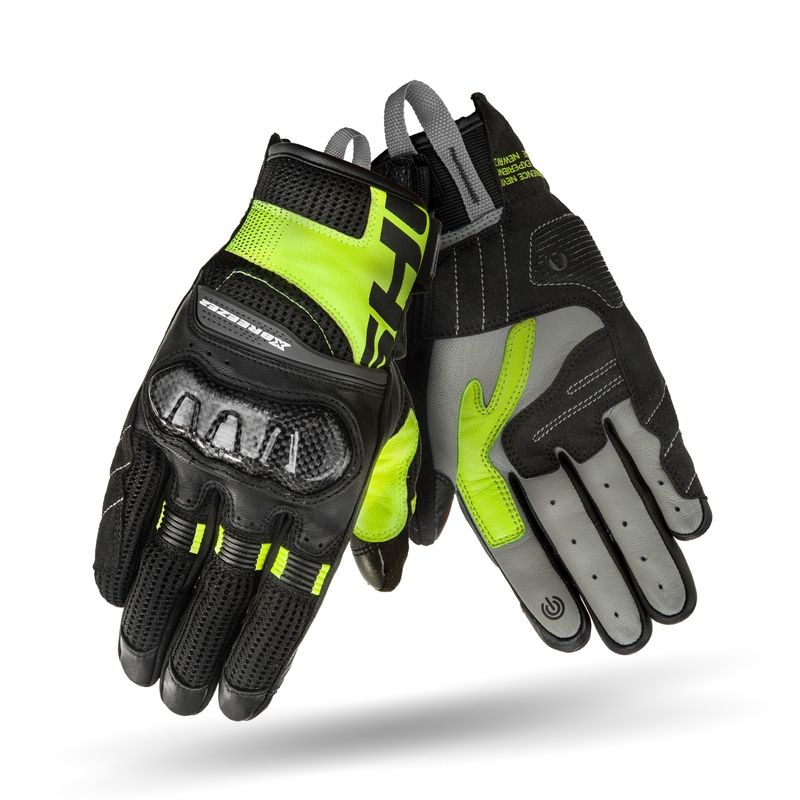 Rukavice na motorku Shima X-Breeze 2 černo-fluo žluté