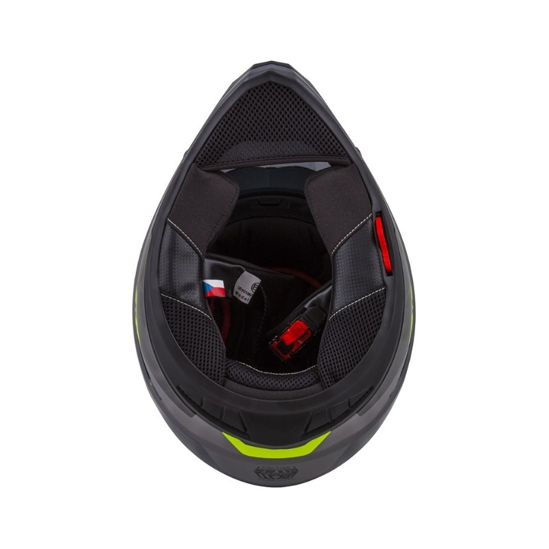 Enduro přilba Cassida Tour 1.1 Spectre černo-šedo-fluo žlutá výprodej