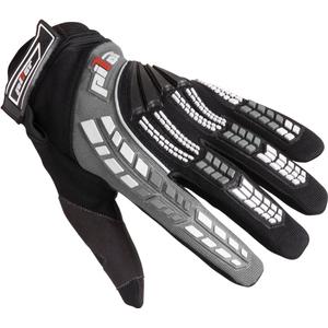 MX rukavice na motorku Pilot černo/šedivé
