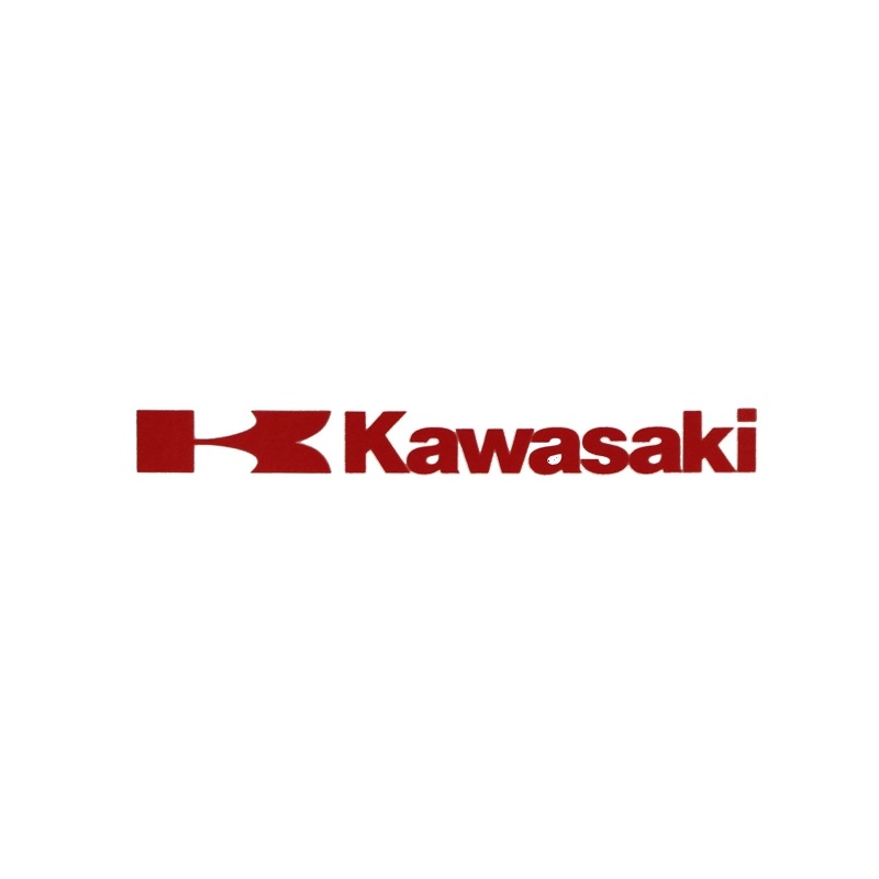 Nálepka Kawasaki červená
