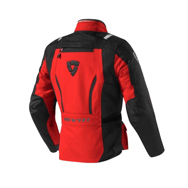 Dámská bunda na motorku Revit Voltiac červeno-černá výprodej
