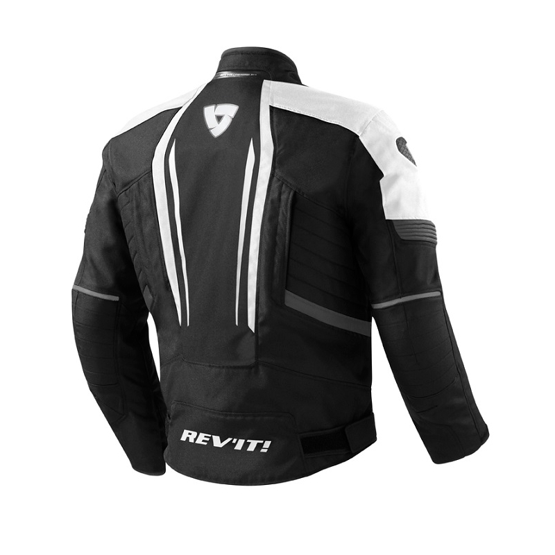 Bunda na motorku Revit Shield černo-bílá výprodej