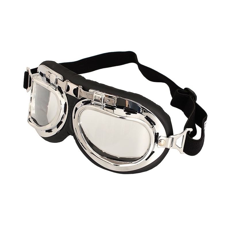 Brýle na motorku RSA Style chrom