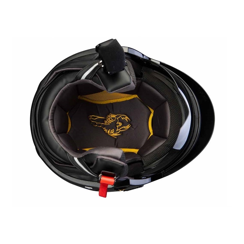 Přilba na motorku Scorpion EXO-100 černá lesklá