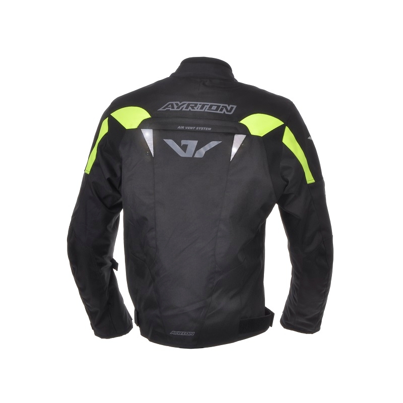 Bunda na motorku Ayrton Bullet černo-fluo žlutá